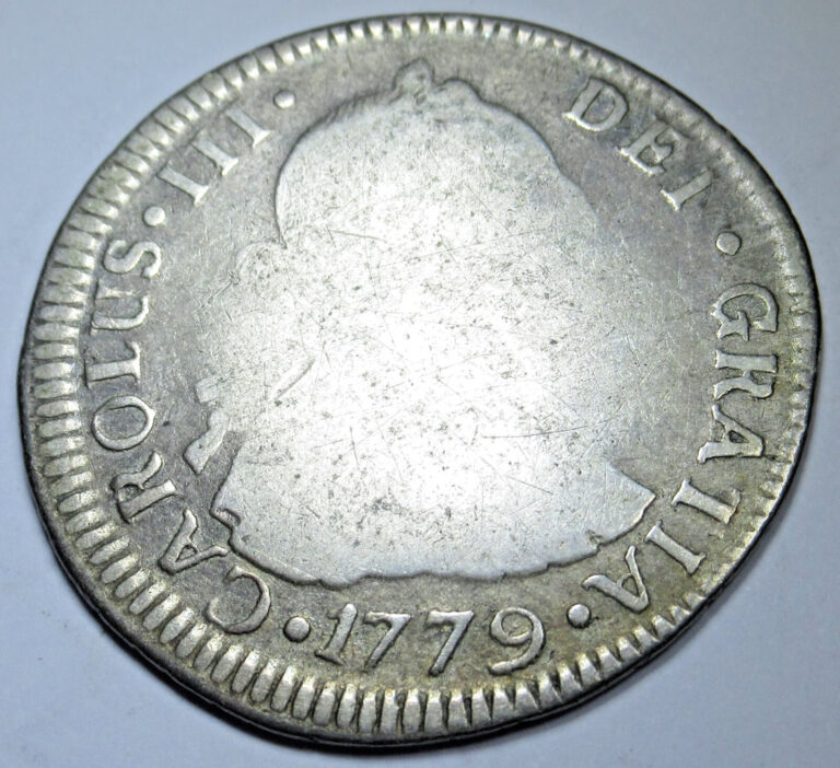 Read more about the article 1779 Santiago Chile Spanish Colonial Silver 2 Reales Genuine Antique 1700’s Coin