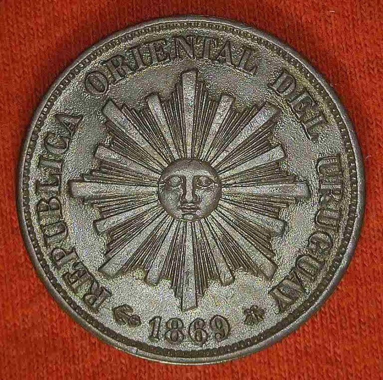 Read more about the article Uruguay 1869 1 Centesimos (J0301)