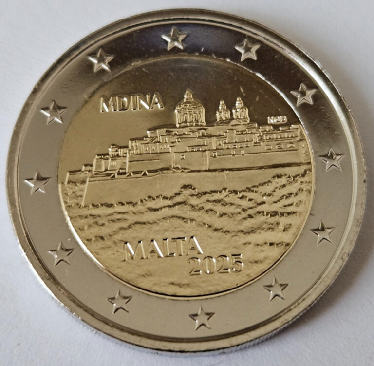 Read more about the article Malta 2 euro coin 2025 “Mdina” UNC