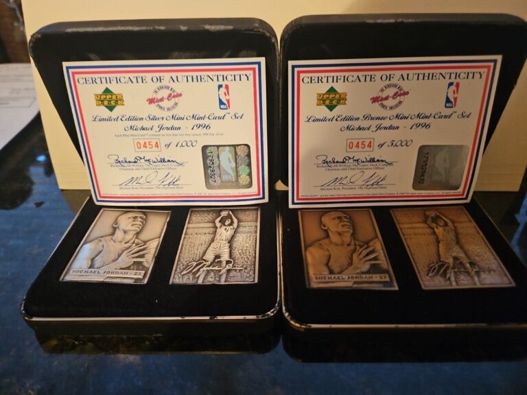 Read more about the article Michael Jordan Highland Mint  Match Silver andBronze Mini Card Sets Number 454