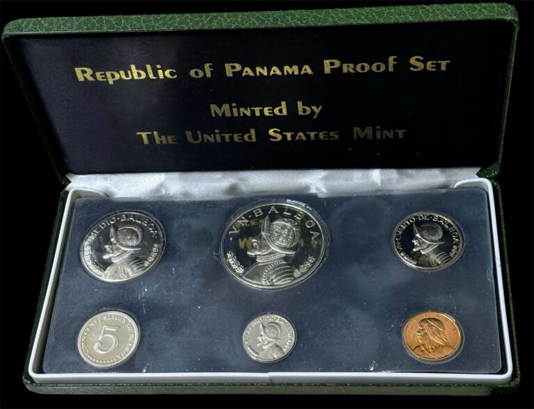 Read more about the article 1973 Panama Silver Proof Coin Sets w/ Original Box United States minted coins