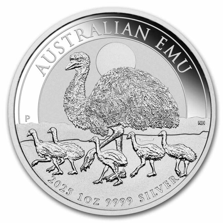 Read more about the article 2025 Australia 1 oz Silver Emu BU