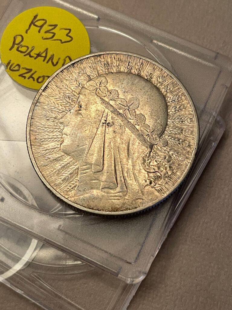 Read more about the article 1933 Poland 10 Zlotych Złoty Queen Jadwiga – World Silver Coin w/ Plastic Case!