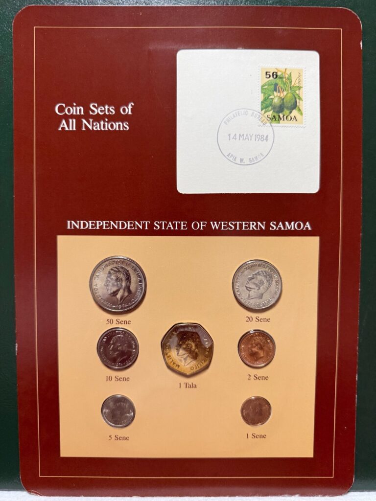 Read more about the article Franklin Mint Coins Of All Nations Set – Western Samoa 7 coins