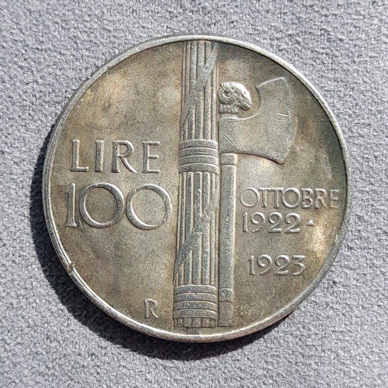 Read more about the article 100 Lire 1945 Italy WWII Mussolini Coin