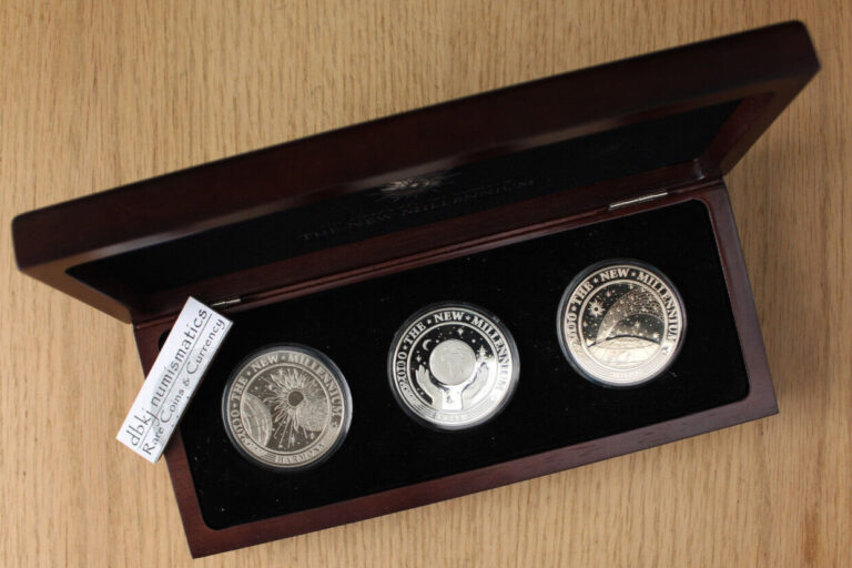 Read more about the article 2000 Kiribati $5 $10 $20 Millennium Set – Original Box
