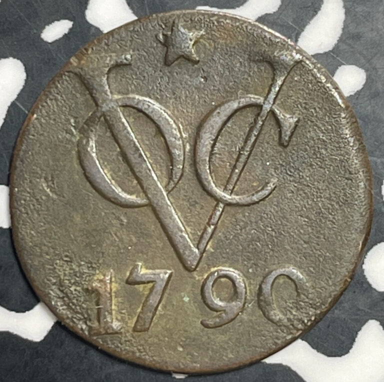 Read more about the article 1790 Netherlands East Indies 1/2 Duit Half Duit Lot#T3950