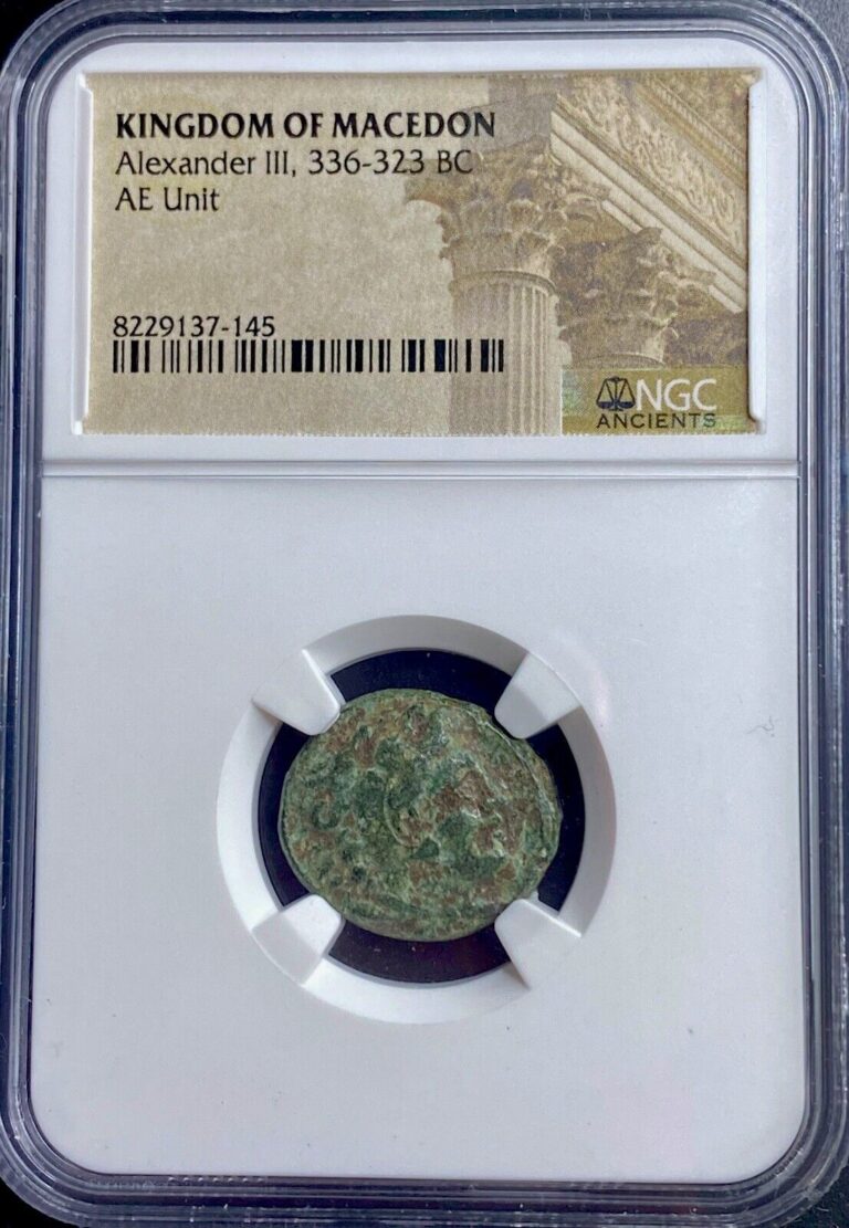 Read more about the article Alexander The Great 336-323 BC Greek Kingdom of Macedon Coin NGC Genuine Nice