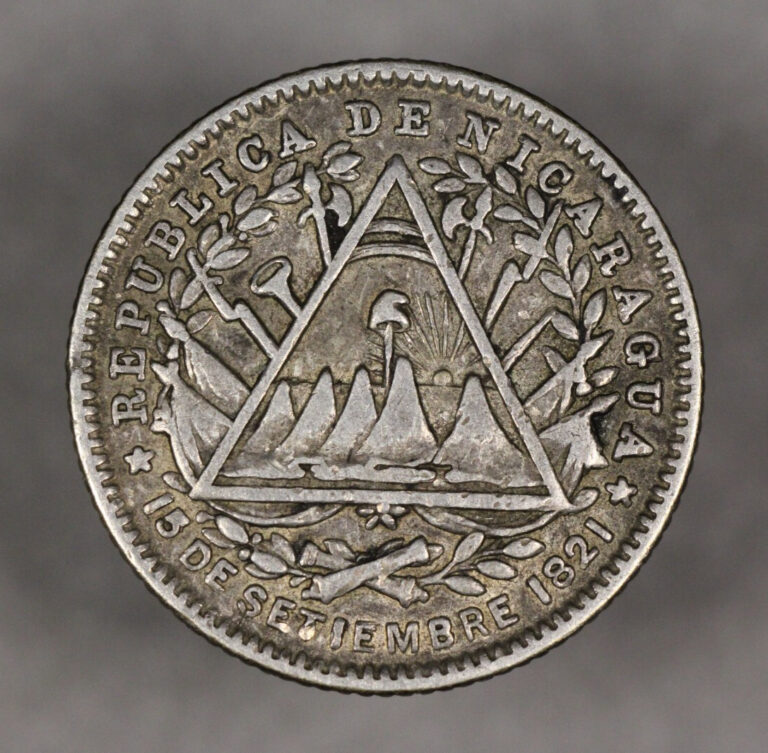 Read more about the article 1887 Nicaragua Silver 10 Centavos