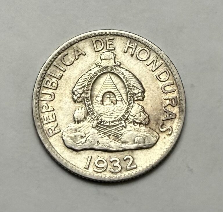 Read more about the article Honduras 1932 Un Lempira 0.900 Large Rare AU Coin