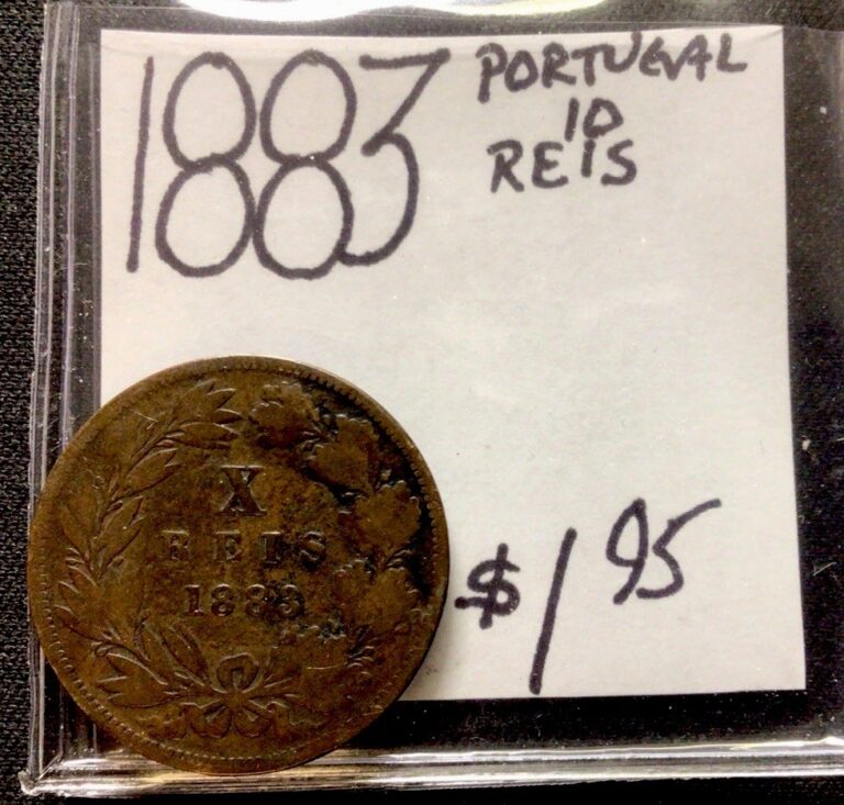 Read more about the article 1883 Portugal 10 Reis! ENN Coins