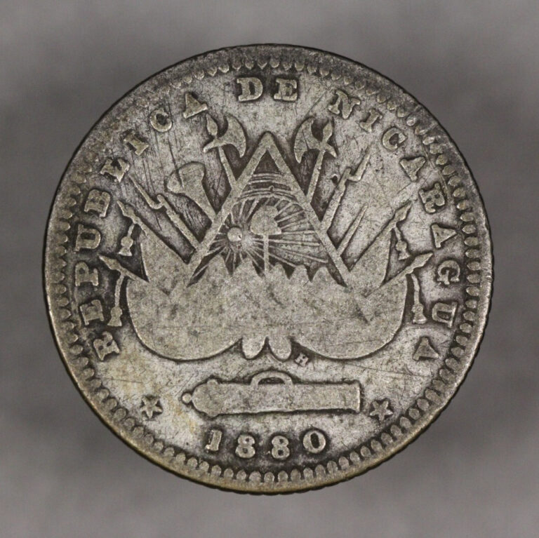 Read more about the article 1880 Nicaragua Silver 10 Centavos