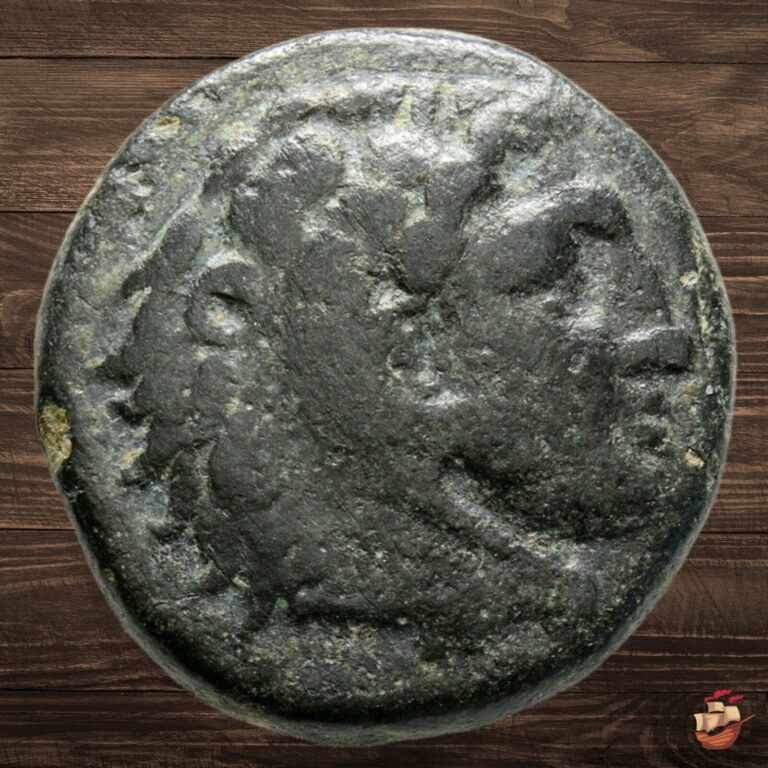 Read more about the article Ancient Greek Coin – Macedon Macedonia – Alexander the Great (336-323 BC) @y27