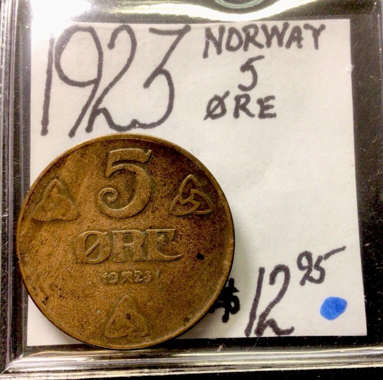 Read more about the article 1923 Norway 5 ORE! ENN Coins