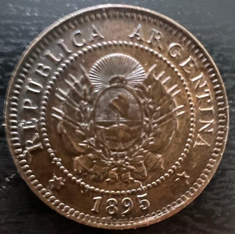 Read more about the article Argentina 1895 1 Centavo XF Nice