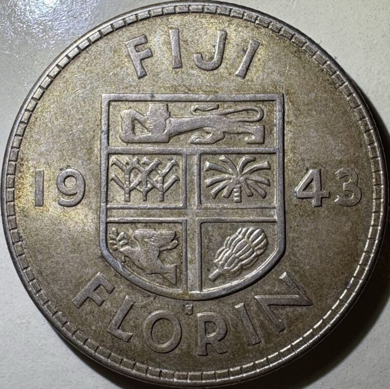 Read more about the article 1943 Fiji Florin Silver Coin