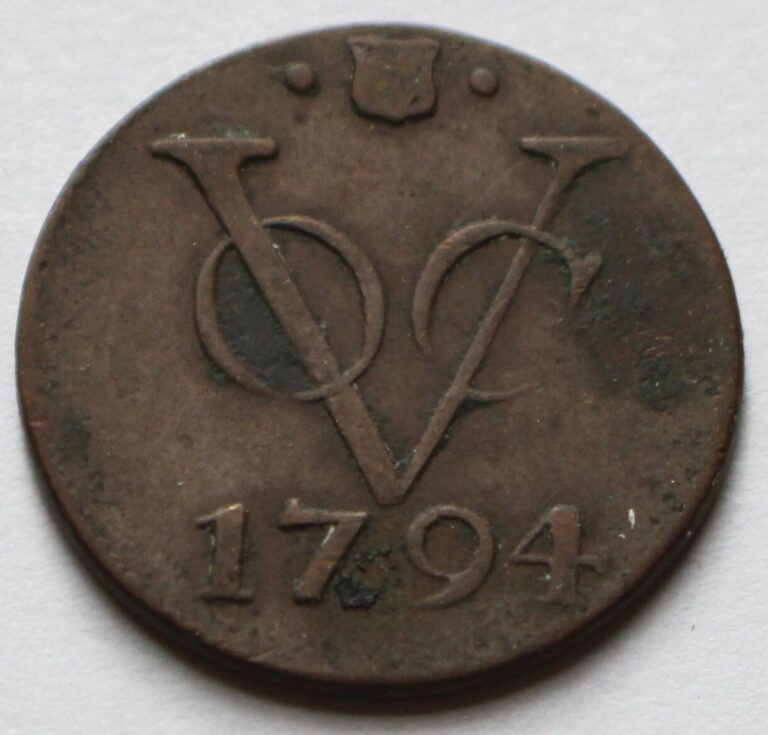 Read more about the article 1794 VOC Dutch Netherlands Colonial NewYork Penny Coin