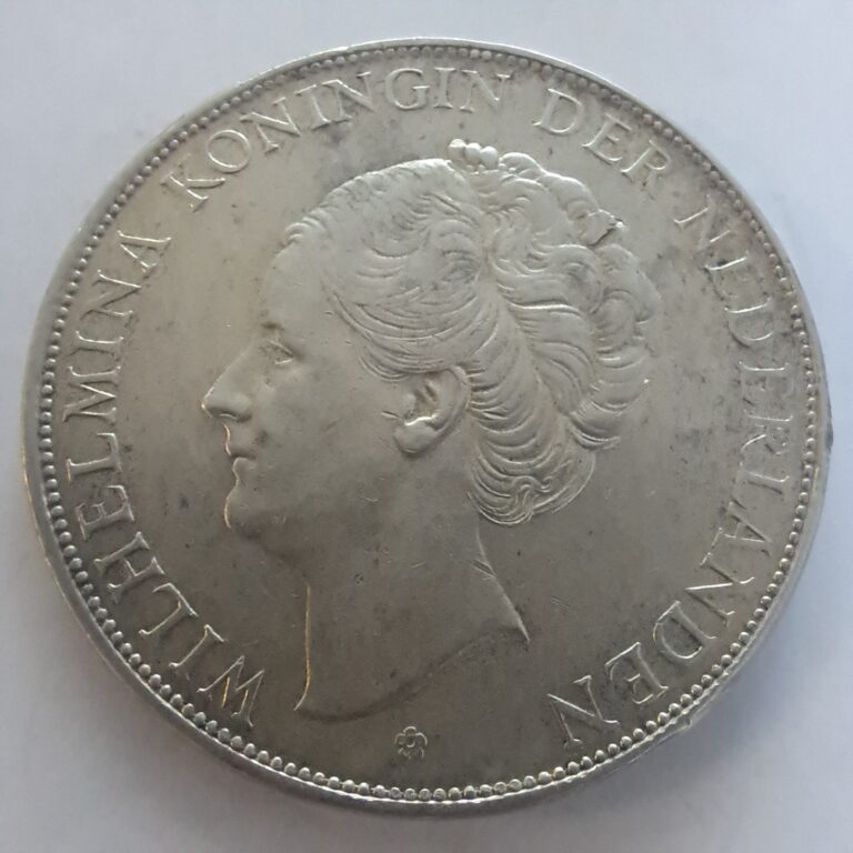 Read more about the article 1931 Netherlands 2 1/2 Gulden  Silver Coins   Wilhelmina .#318/7