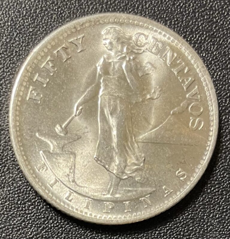 Read more about the article 1945-S U.S Philippines 50 Centavos WW2 Coin