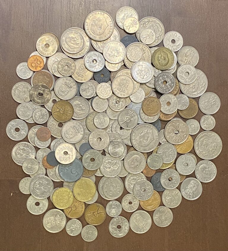 Read more about the article Lot of Coins from Denmark  Almost 2 Pounds  Circulated World/Foreign Coins