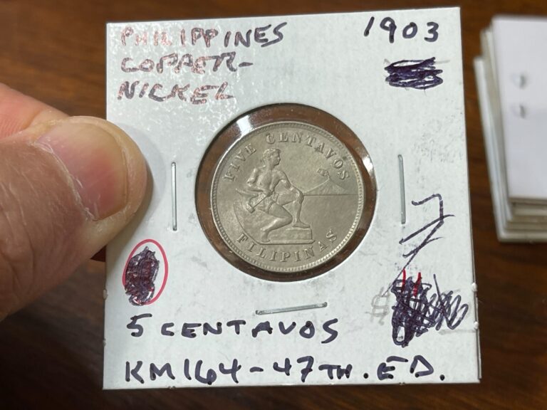 Read more about the article 1903 US Philippines 5 Centavos Coin Great Condition High Value
