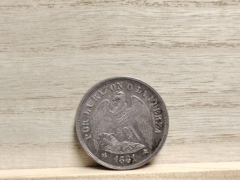 Read more about the article 1881 So Un Peso Chile Silver Coin