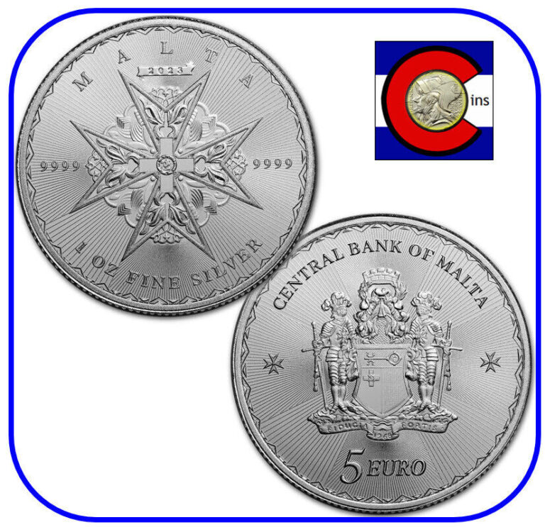 Read more about the article 2023 Malta Maltese Cross 1 oz Silver BU Coin in Capsule – Pressburg Mint