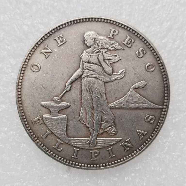 Read more about the article 1905-S Philippines Peso 1P Coin  – Rare Key Date! As shown in the figure