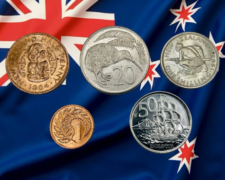 Read more about the article Lot of 5 Different New Zealand Coins – Elizabeth II – Combined Ship
