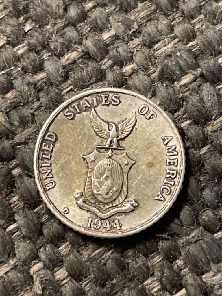 Read more about the article 1944 D PHILIPPINES SILVER 10 CENTAVOS Coin.