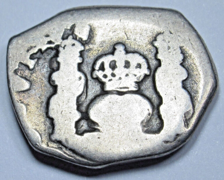Read more about the article 1700s Spanish Guatemala Silver 1 Reales Colonial Pillar Pirate Treasure Cob Coin