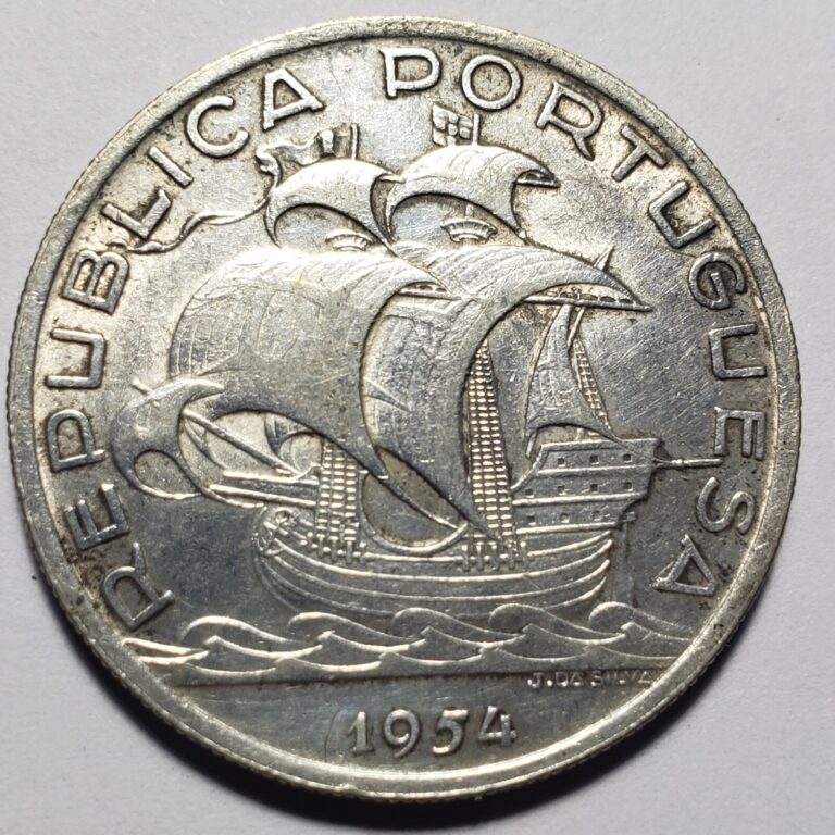 Read more about the article Portugal 1954 10 Escudos Silver
