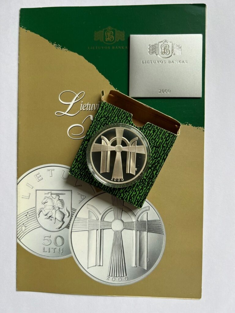 Read more about the article 2000 Lithuania 50 Litas — New Millennium —