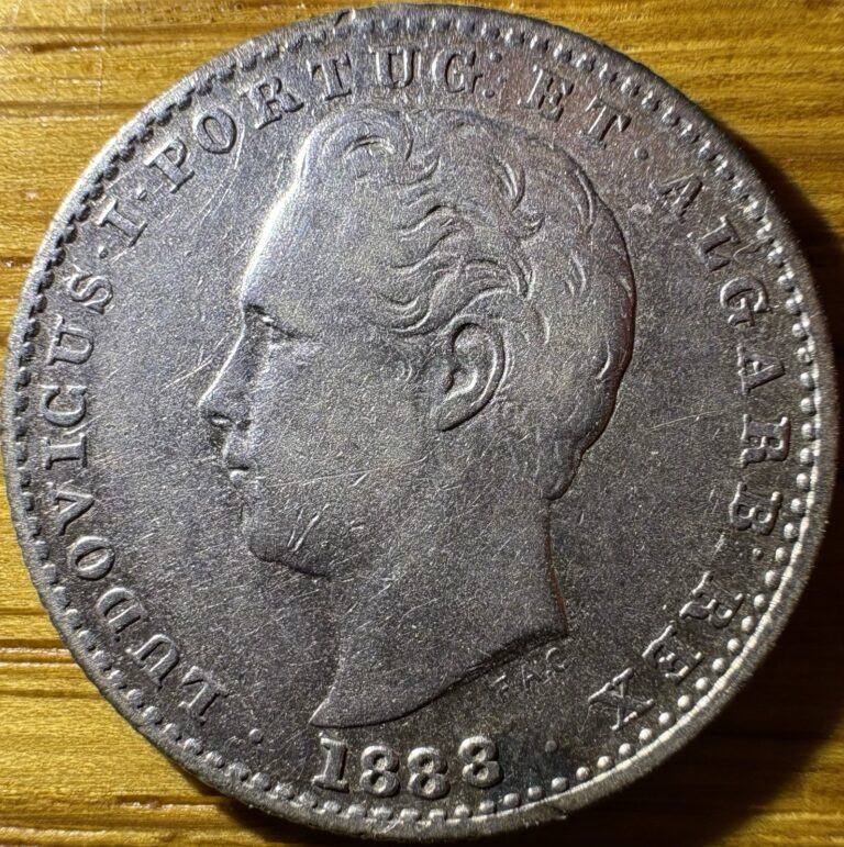 Read more about the article 1888 Portugal 100 Reis Silver Coin