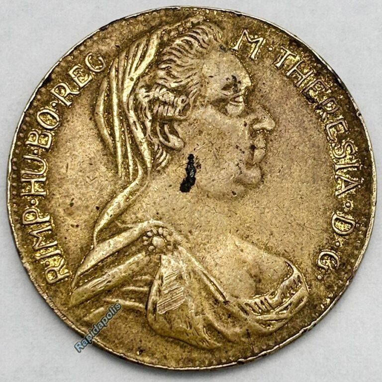 Read more about the article Antique Austrian Coin MARIA THERESIA Thaler 1780 ~ weight  10 gram