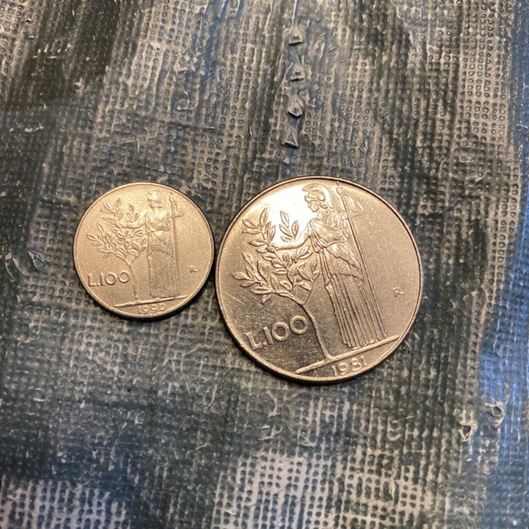 Read more about the article Italy – 100 Lire Coins – 1990  1981