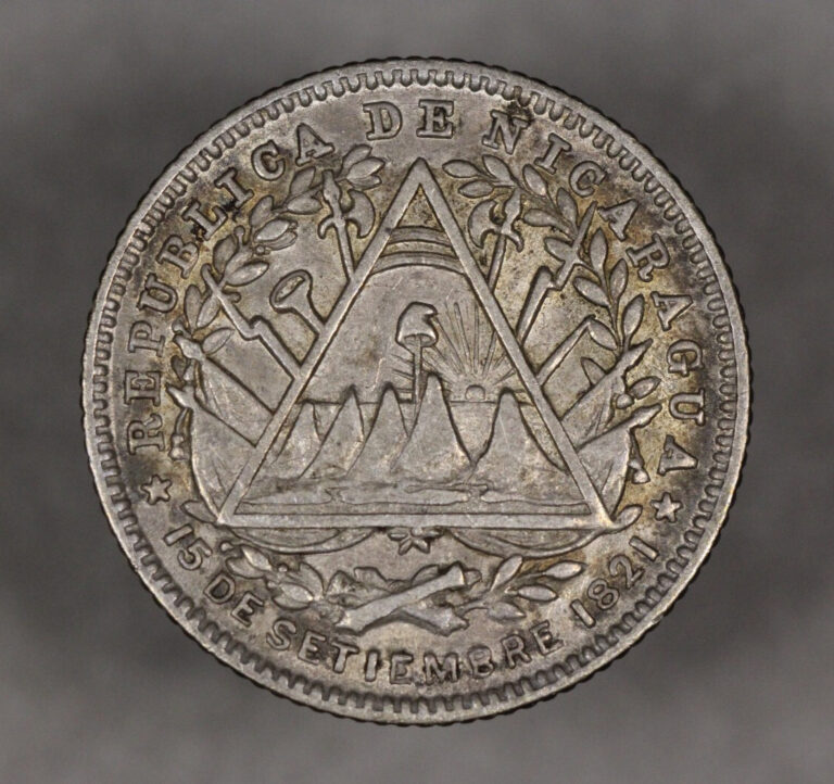 Read more about the article 1887 Nicaragua Silver 10 Centavos