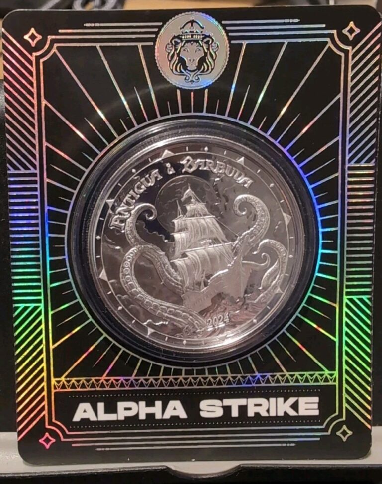 Read more about the article 2024 EC8 Antigua and Barbuda Rum Runner and Kraken 1 oz Silver Coin ALPHA STRIKE