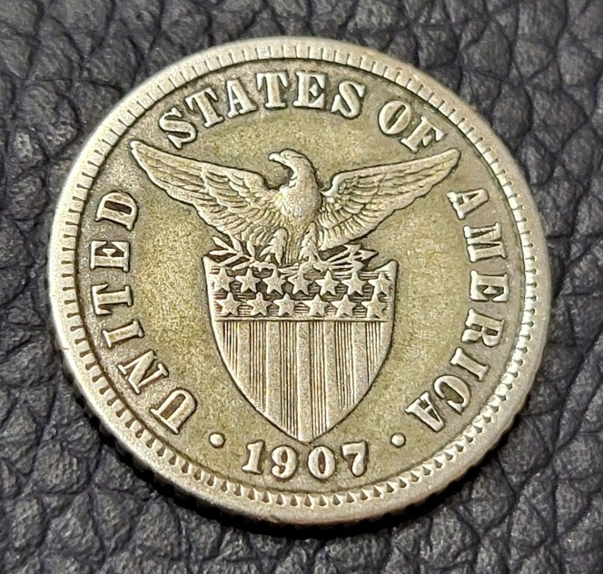 Read more about the article 1907 Philippines 10 Centavos Silver (.750)Coin