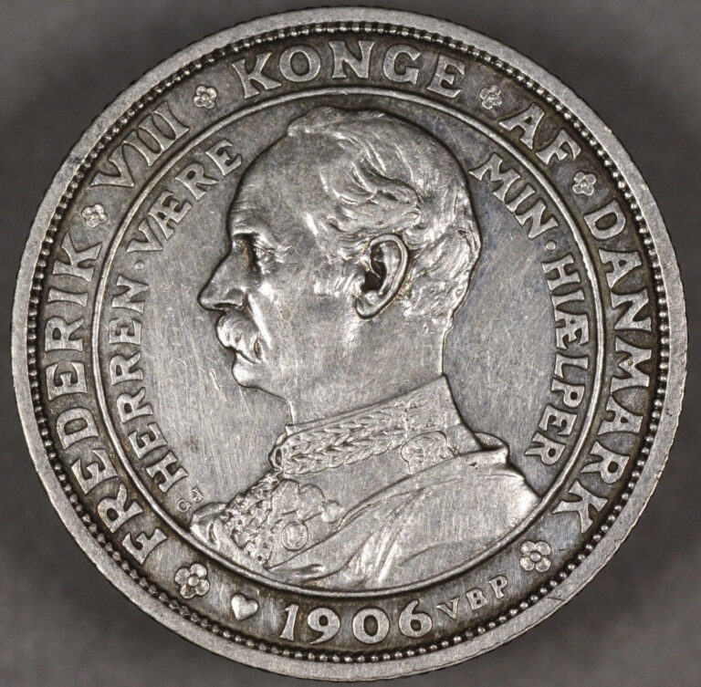 Read more about the article 1906 Denmark Silver 2 Kroner
