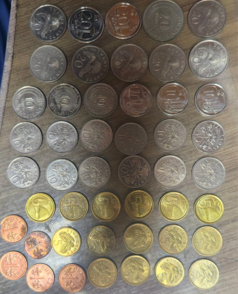 Read more about the article coins Singapore 47 pcs