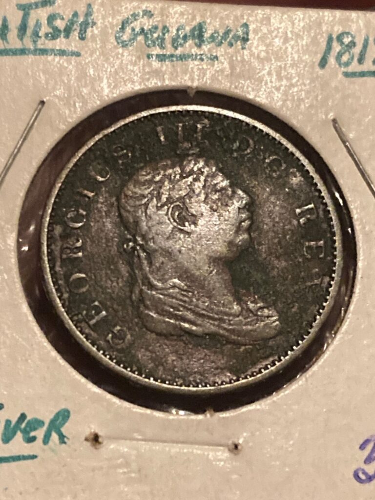 Read more about the article 1813 British Guyana 1/2 Stiver George III Coin