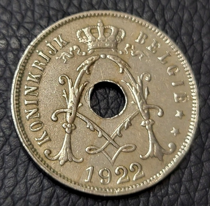 Read more about the article 1922 Belgium 25 Centimes Coin