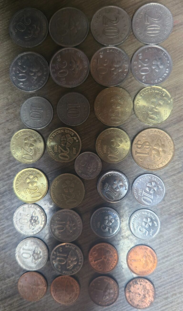 Read more about the article coins Malaysia 33 pcs