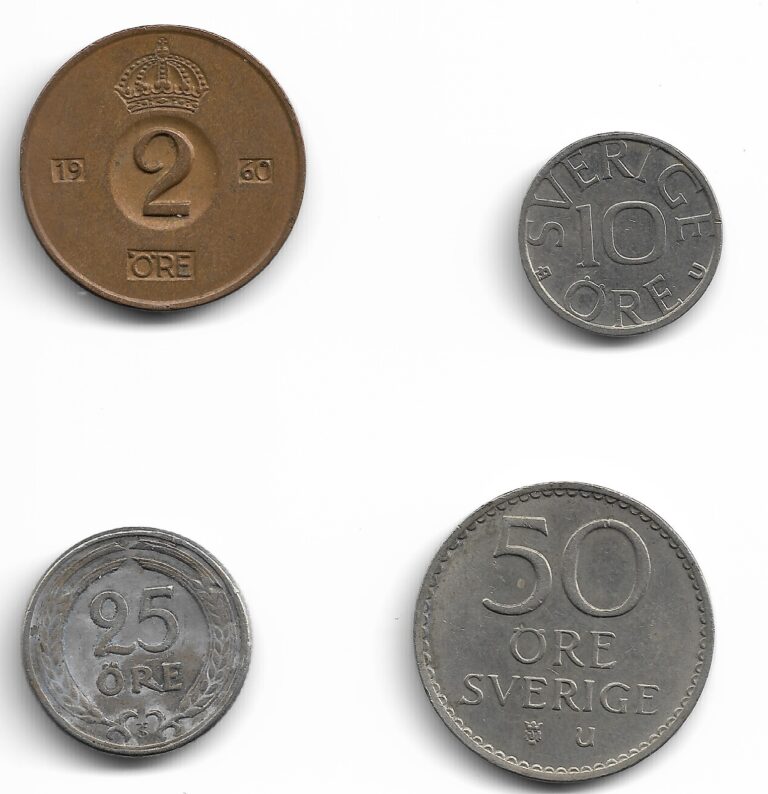 Read more about the article Sweden 4 Coin Lot