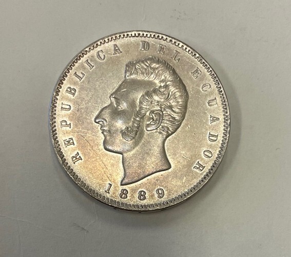 Read more about the article Ecuador – 1889 Large Silver Sucre – Scarce