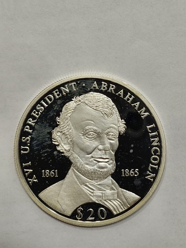 Read more about the article 2000 Silver Republic Of Liberia $20 Twenty Dollars Proof Coin