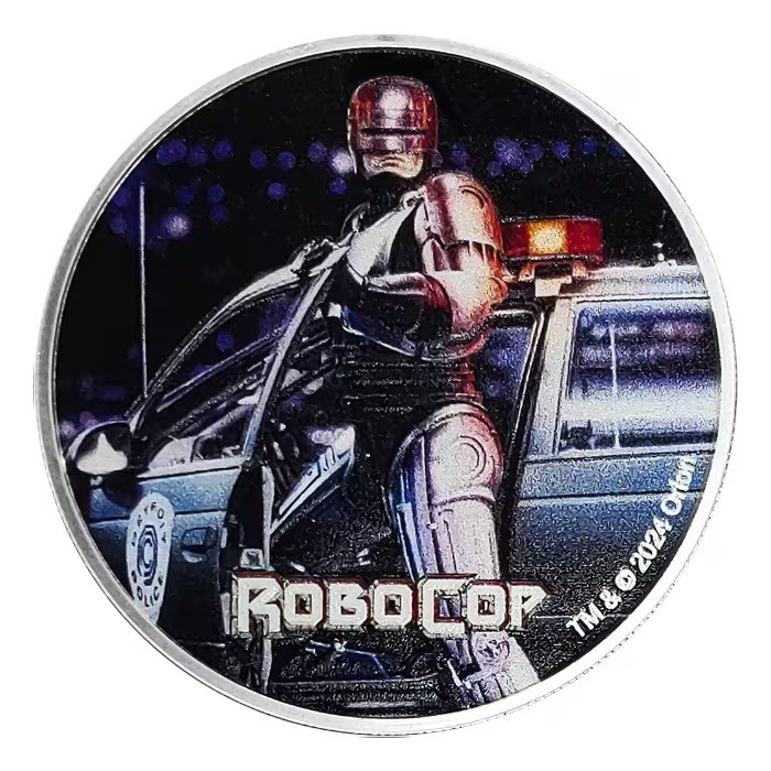 Read more about the article 2024 1 oz Colorized Fiji Silver Robocop Coin (BU)