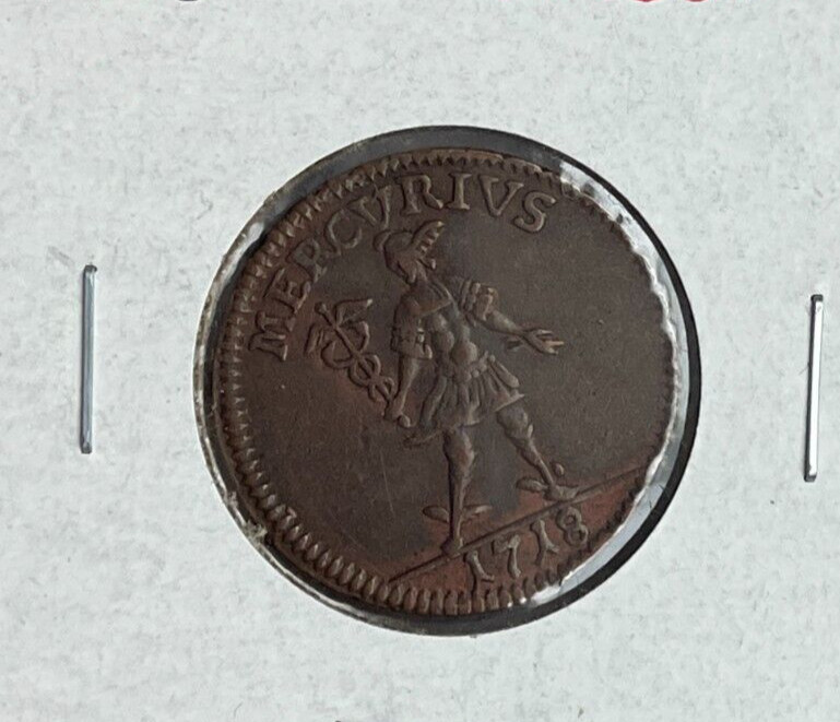Read more about the article 1718 Sweden 1 One Daler – Mercury KM# 361 L2