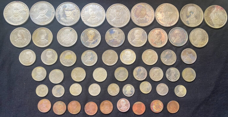 Read more about the article Dominican Republic  1976  CENTENARIO Juan Pablo Duarte  Lot of 9 sets  54 coins
